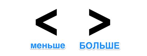 Применение знака больше или меньше с черточкой внизу в программировании