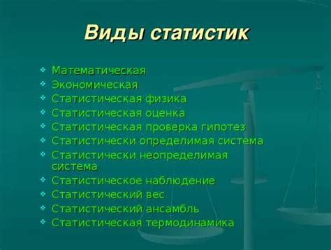 Применение статистики в науке и медицине: прогнозы и диагностика