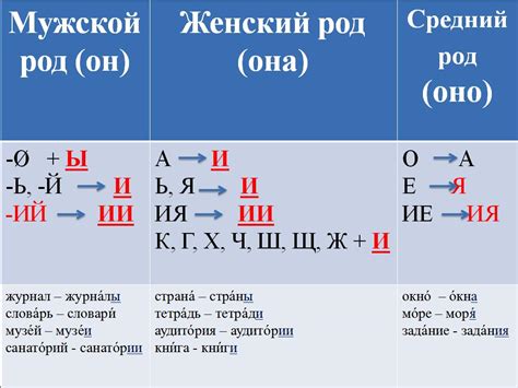 Применение супплетивных форм в русском языке