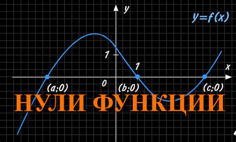 Примеры нахождения нулей функции