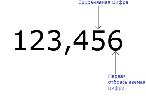 Примеры округления до сотых долей метра