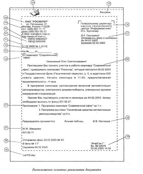 Примеры рамочных документов