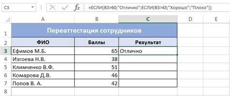 Примеры таких условий