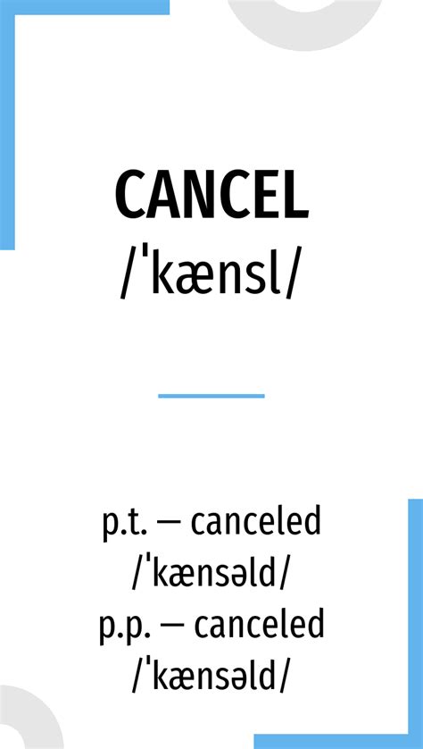 Примеры употребления "cancel" в предложениях на английском