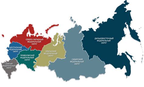 Примеры федеральных объектов в России