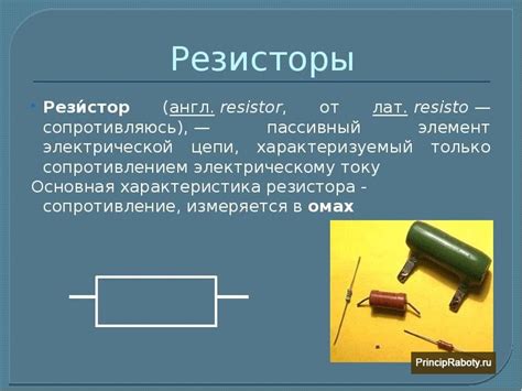 Принцип работы МЛТ резистора