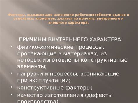 Причины мерцательного характера работоспособности