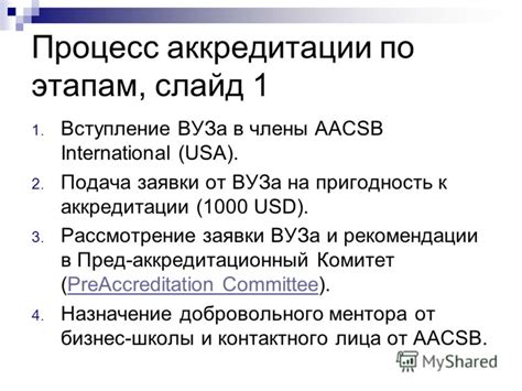 Процесс аккредитации: от подачи заявки до получения лицензии