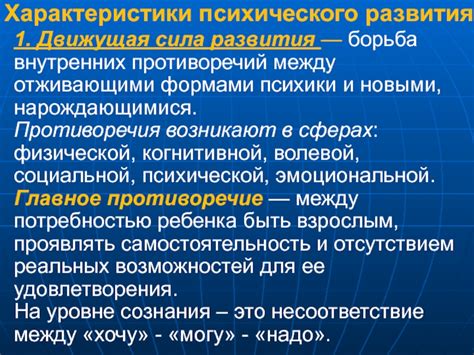 Психологический аспект: выражение внутренних противоречий