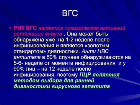 РНК ВГС не обнаружена: причины, следствия, диагностика