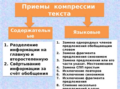 Разделение предложений на части