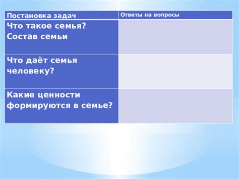 Раздел 2: Какие ценности формируются в детстве?