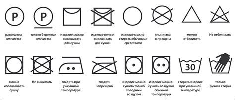 Раздел 3: Символы для белья