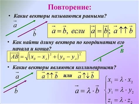 Различия между коллинеарностью и параллельностью векторов