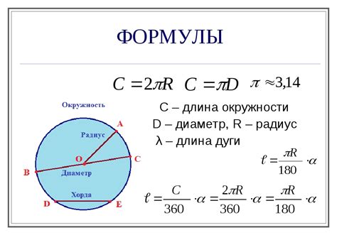 Размеры и единицы измерения радиуса