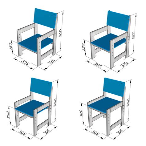 Размеры и пропорции стула, которые нужно учесть