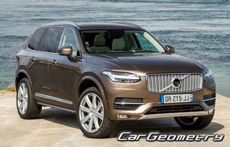 Размеры кузова Вольво XC90 и XC60