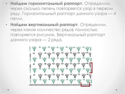 Раппорт в вязании: основные понятия