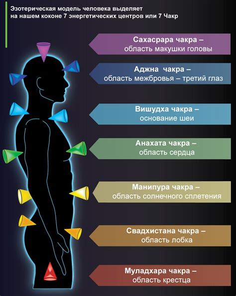 Расстояние грудной чакры от других чакр