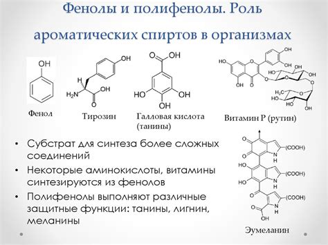 Роль ароматических соединений в природе