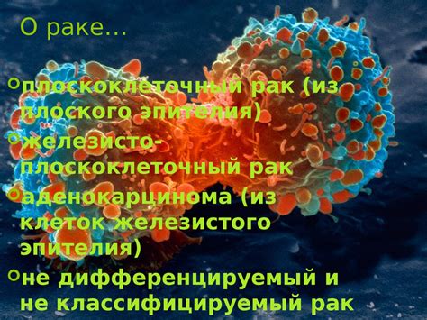 Роль онкологов в борьбе с онкологическими заболеваниями