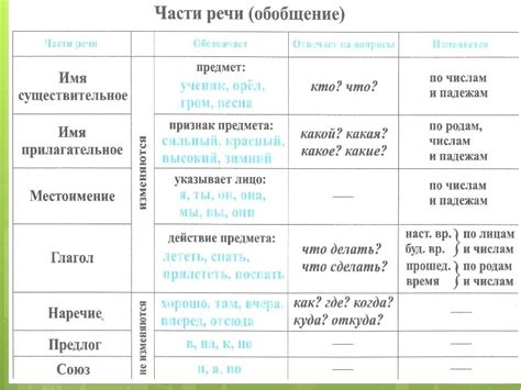 Роль первой группы в русском языке