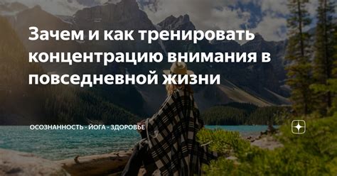 Роль устойчивого внимания в повседневной жизни