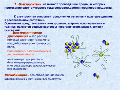 Роль электрического поля в технике и промышленности