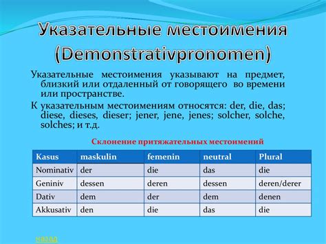 Семантика и употребление в современном немецком языке