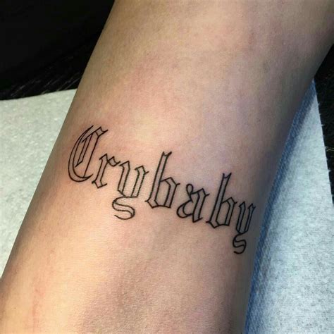 Символика татуировки "Crybaby"