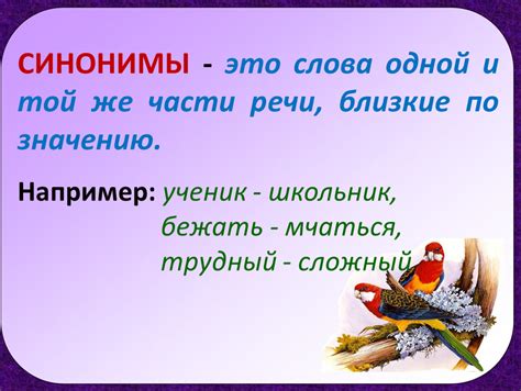 Синонимы: что это такое и почему они важны