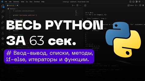 Синтаксис Python