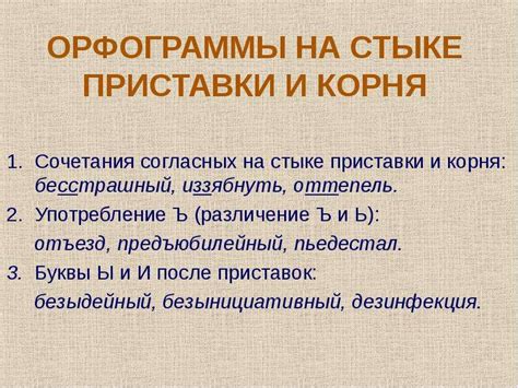 Современные приставки и орфограммы