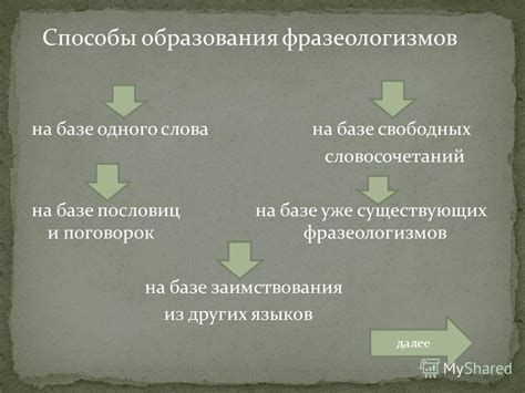 Способы изучения устойчивости фразеологизмов