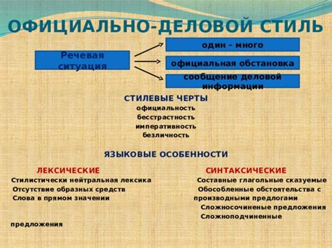 Стилистические особенности фарса