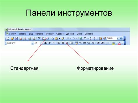 Структура данных: основные элементы форматирования