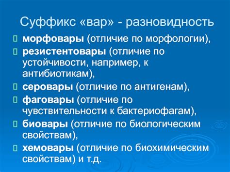 Суффикс в морфологии