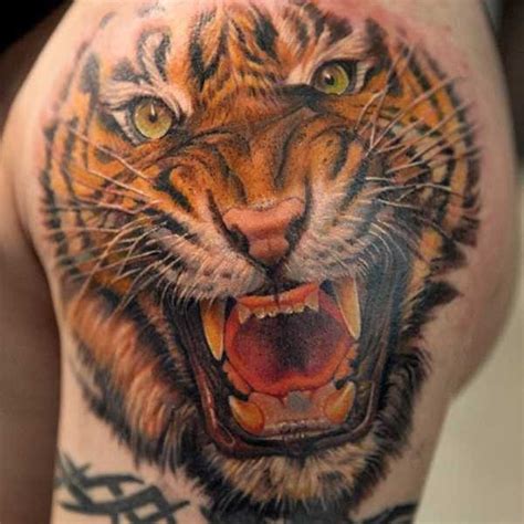 Татуировка оскал тигра: символика и значение