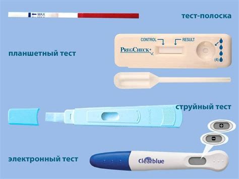 Тест на беременность: разнообразие видов и модификаций