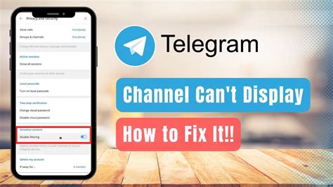 Технические ошибки Telegram