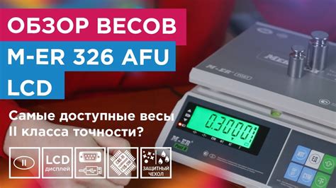 Типичные весы и точность