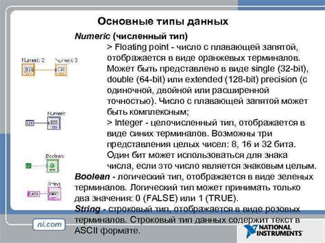 Тип данных с плавающей запятой: основные характеристики и примеры