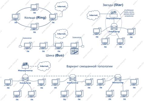 Топология сети короткой связи и ее особенности