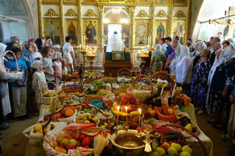 Успенский пост в августе