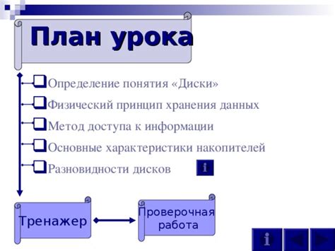 Физический план: основные понятия