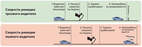 Физическое и психическое состояние водителя и время реакции