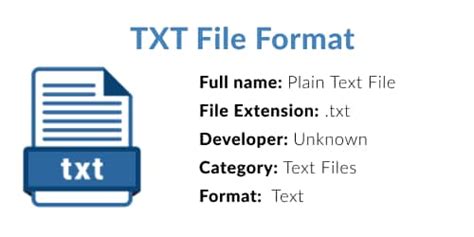 Формат txt: подробный обзор и инструкция использования