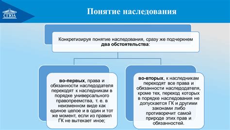 Фундаментальное понятие наследования