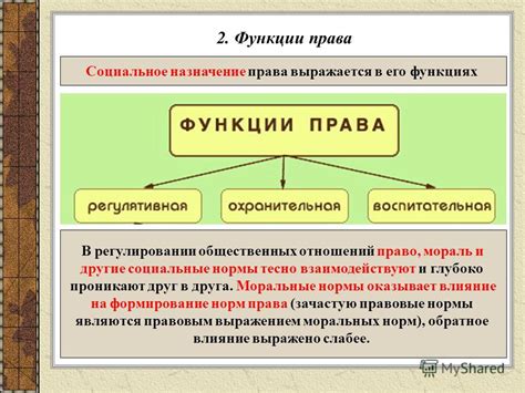 Функции специальных норм права