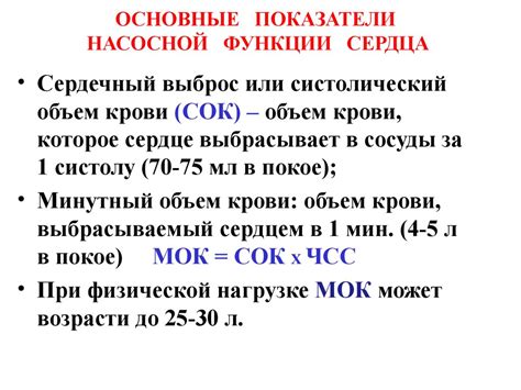 Функционирование сердца: основные показатели, которые стоит знать